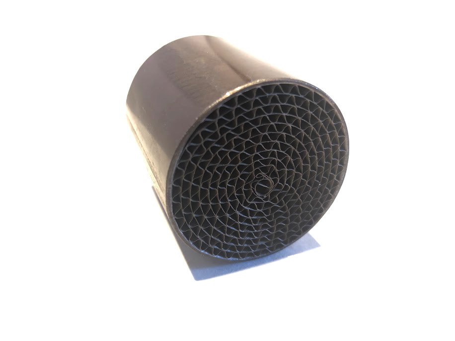 Radiant Cycles Shorty GP Exhaust Motorcycle Muffler Baffle Bolt In Catalyst NEW