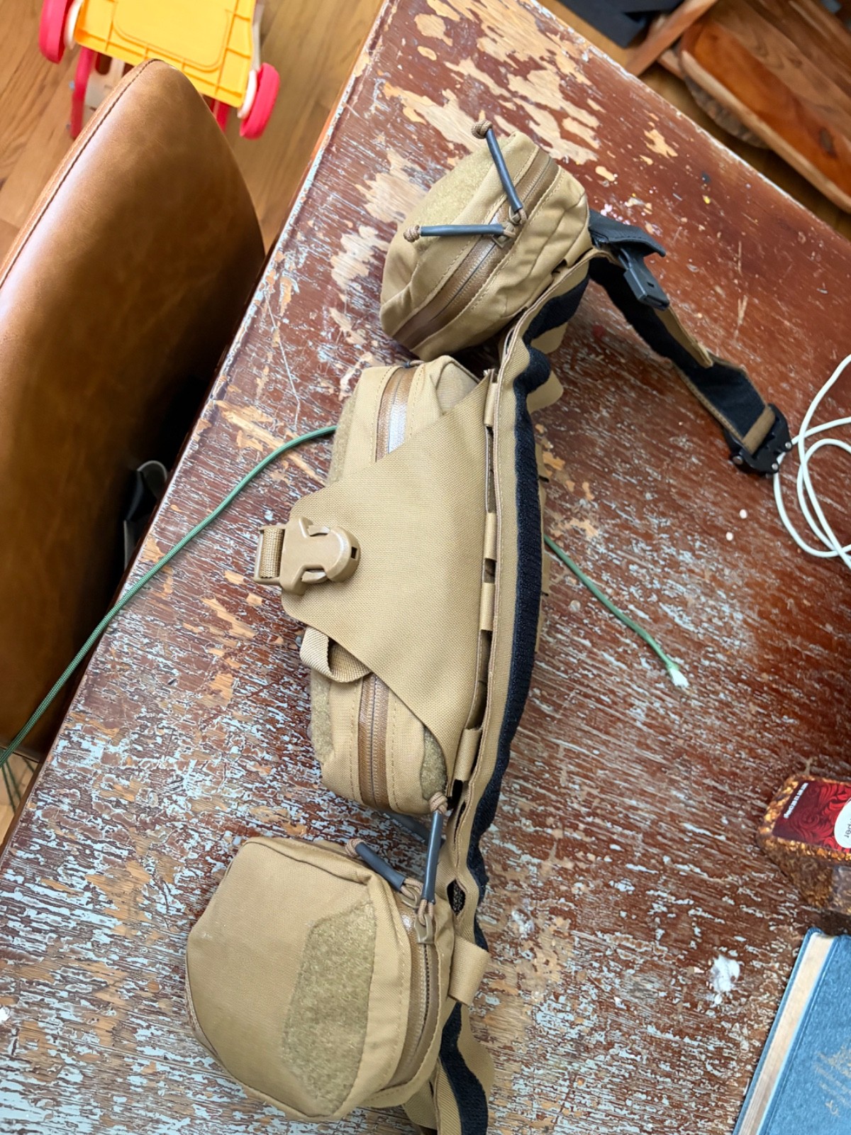 CRO Medical MARCH Belt w/ Laser Cut Panels & Cobra Buckle NEW size large