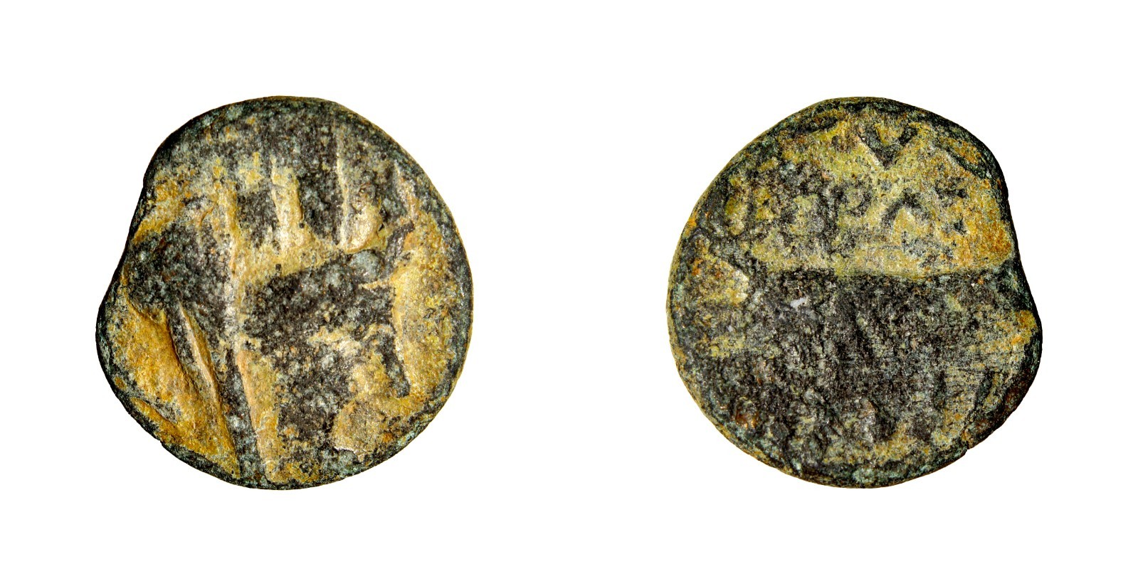 Judaea, Ascalon. Pseudo-autonomous, time of Vespasian (AD 69-79). AE. 3.77 g.