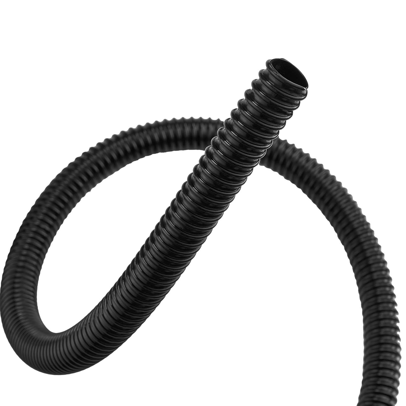 Uimoso 21 ft Flexible PVC Pond Tubing 1 in Inner Diameter, Corrugated Drain Hose