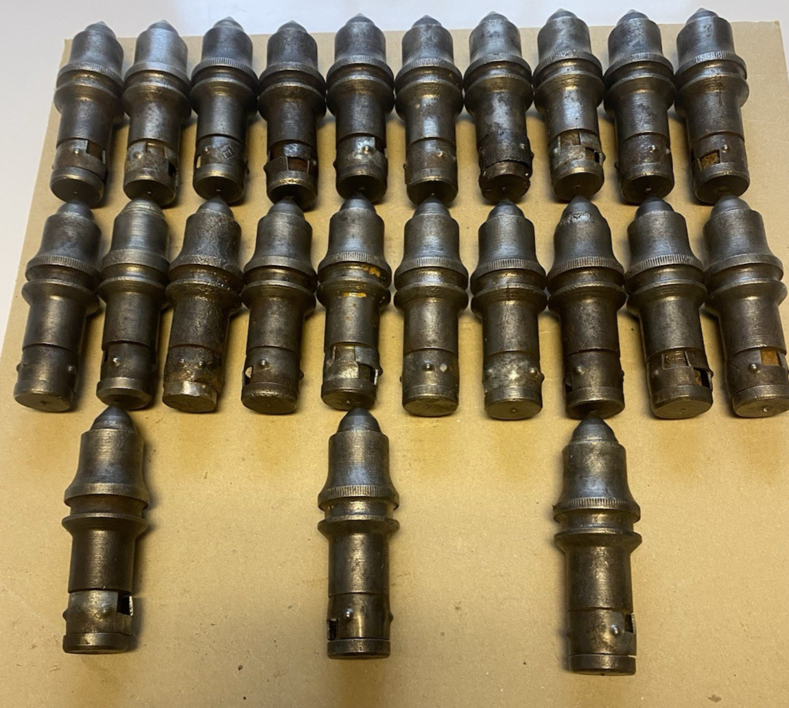 BRAND NEW KENNAMENTAL C-23 CARBIDE TIPPED AUGER BULLET TEETH / MADE IN THE USA