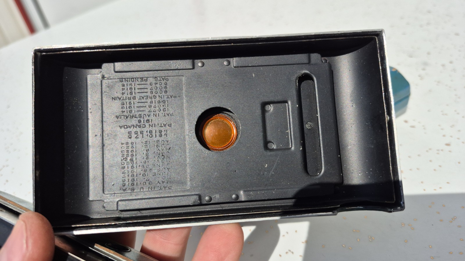 Kodak Eastman Blue Vest Pocket III Folding Bellows Camera