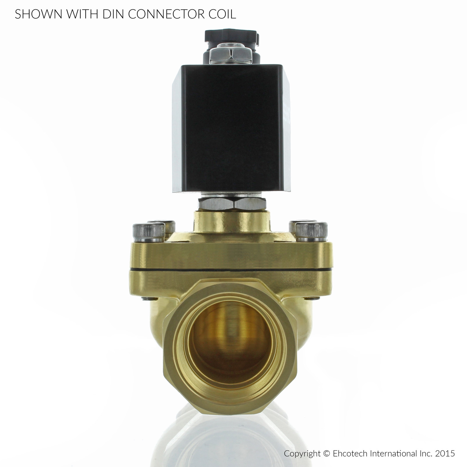 1" NPT 110V 120V Volt AC Electric Solenoid Valve Brass Water Air Gas NC 1 inch