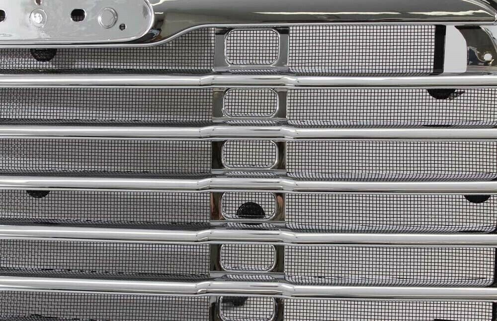 Freightliner Columbia Chrome Grille with Bug Screen A1715107000 A1715251003