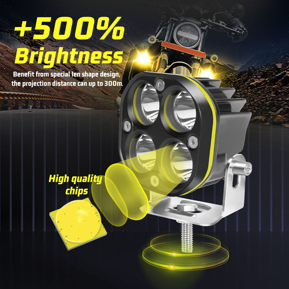 For 2017-25 Can-am Maverick X3 Curved 50'' LED Light Bar Roof Bracket + 4" Pods