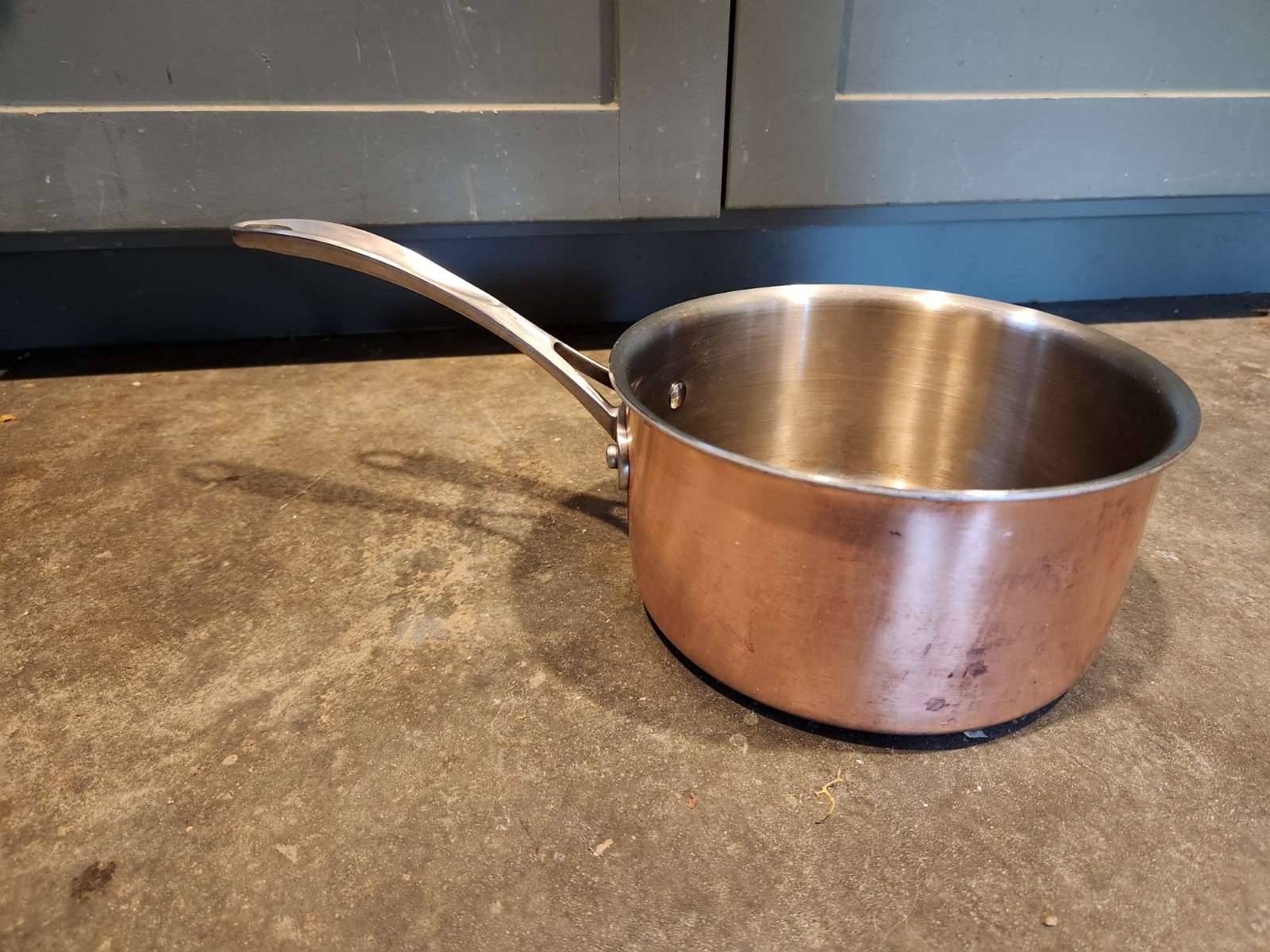 Calphalon 1.5 & 2.5 qt Copper & Stainless Steel Saucepan - NO LIDS