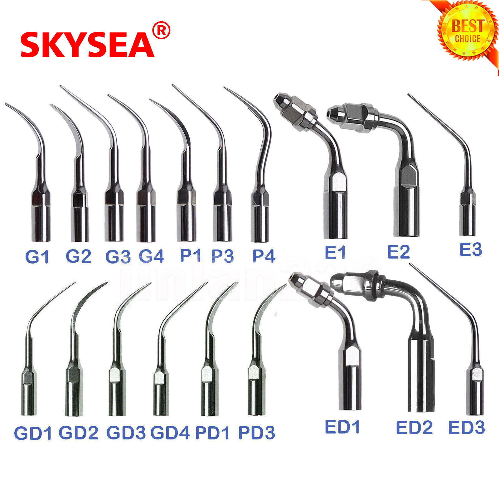 Dental Ultrasonic Piezo Scaler Perio Tip fit for EMS Woodpecker DTE SATELEC