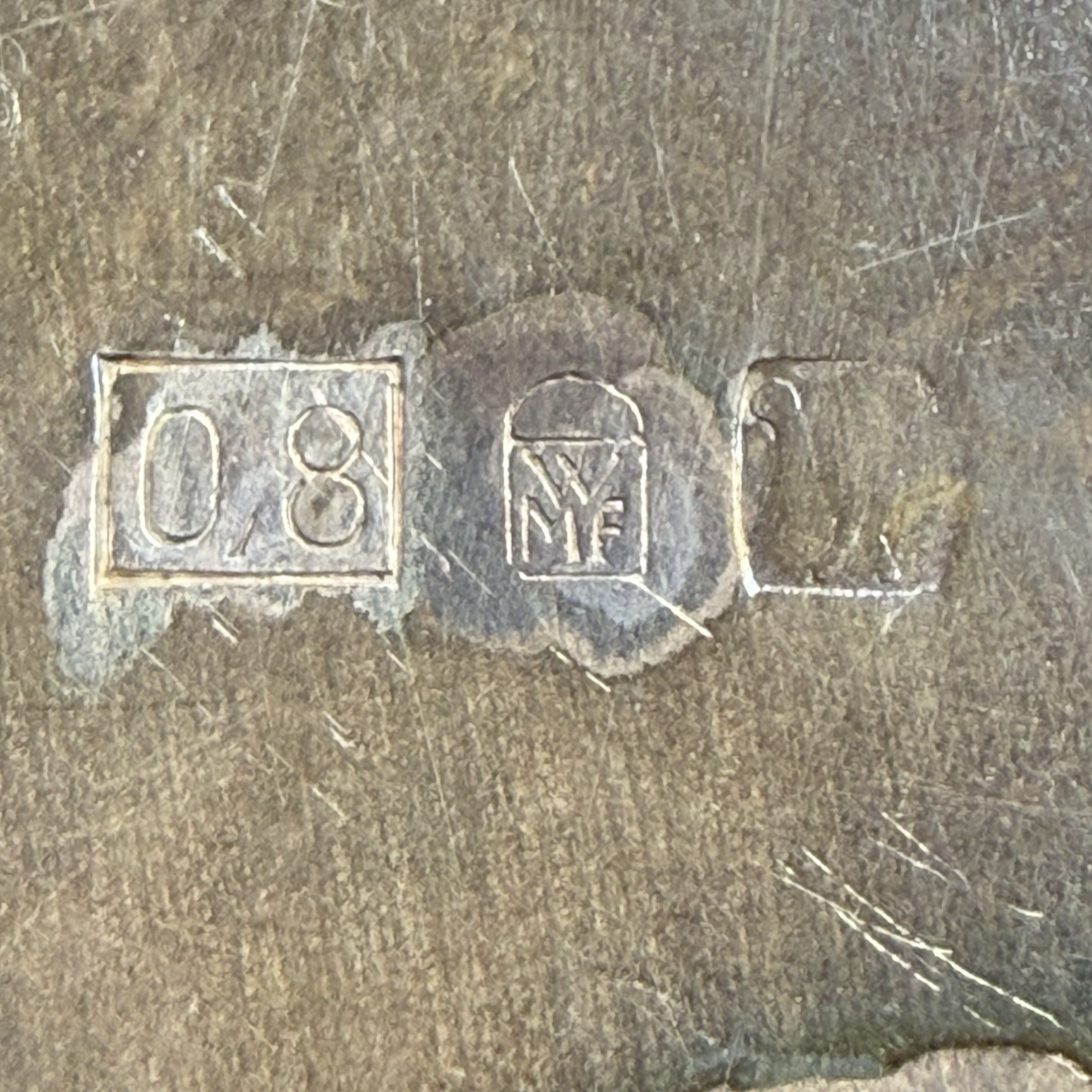 Antique WMF German 800 Silver Reticulated Pierced Bon Bon Dish Art Nouveau c1900