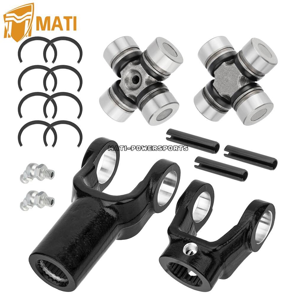 Front Drive Shaft Yoke & U-joint Kit for Polaris Ranger XP 900 2013 2014 - 2016