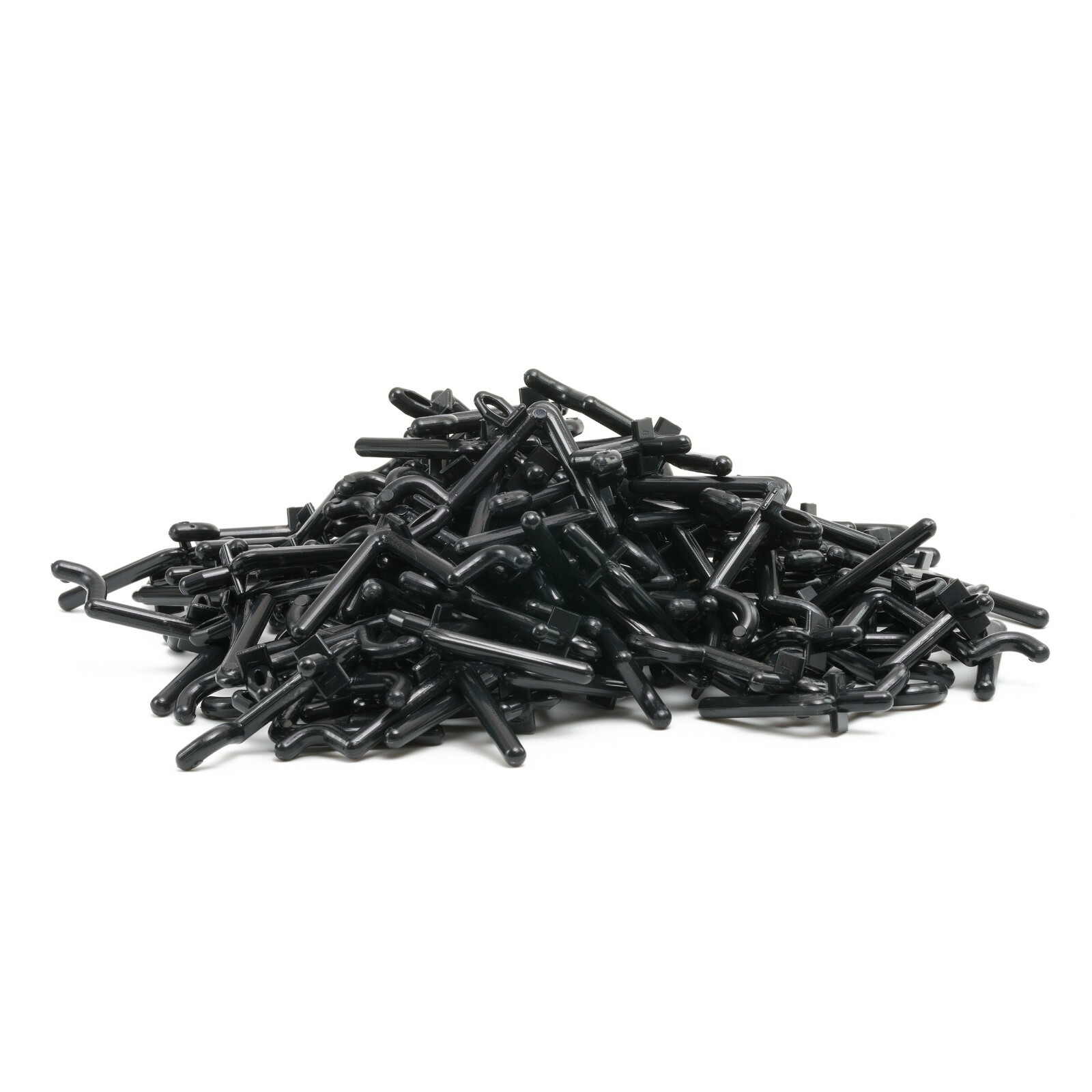 Plastic Pegboard Hooks Lowercase L-Hooks for peg boards 100 pieces MADE IN USA