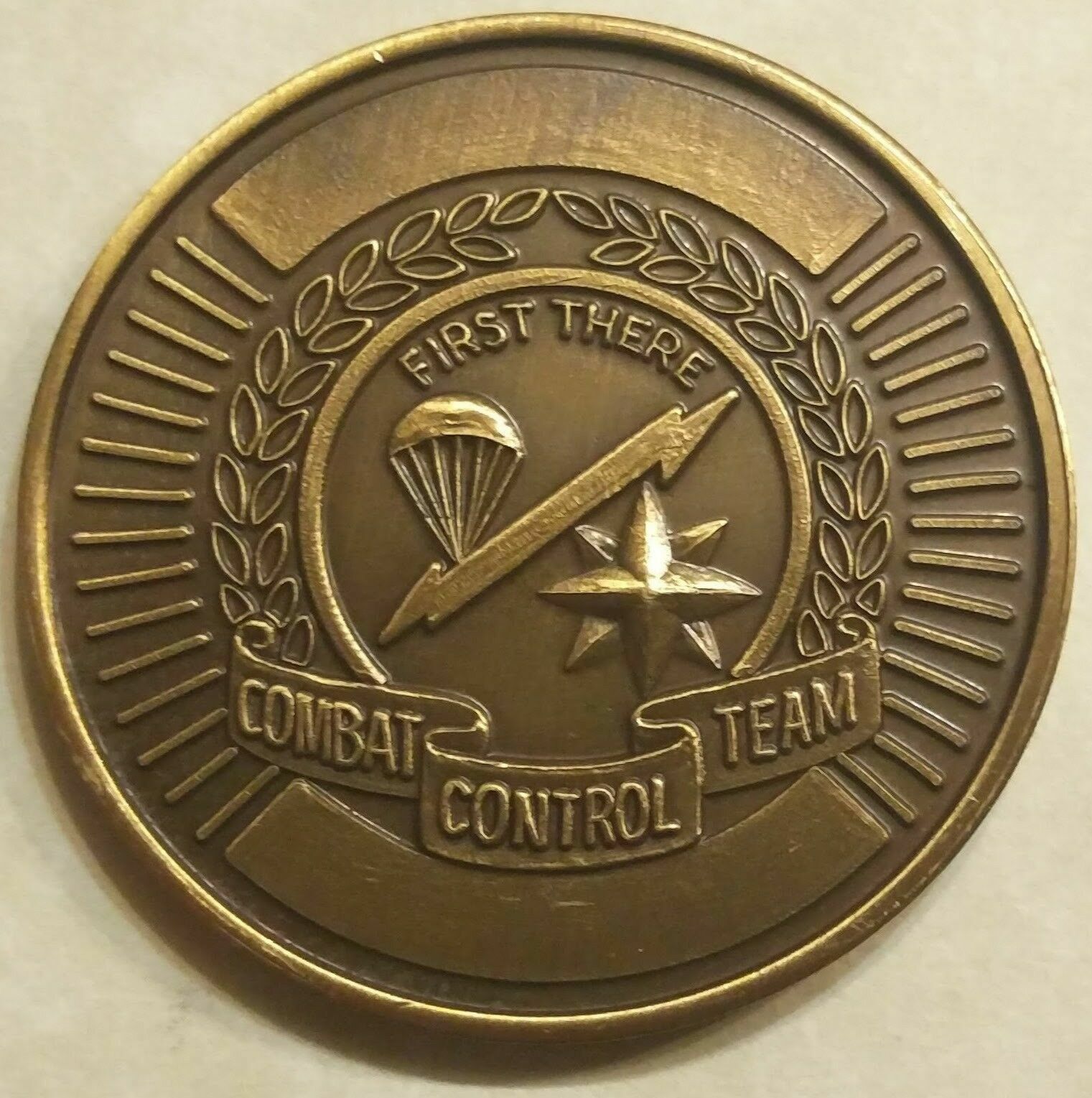 Combat Control Team CCT vintage 1980s Air Force Challenge Coin
