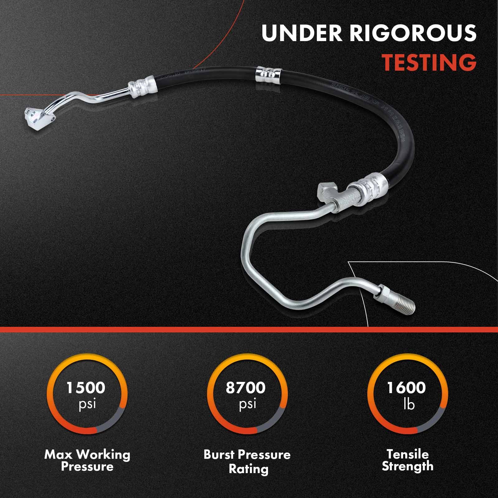 A-Premium 2x Power Steering Pressure & Return Line Hose for Hummer H3 06-10 H3T