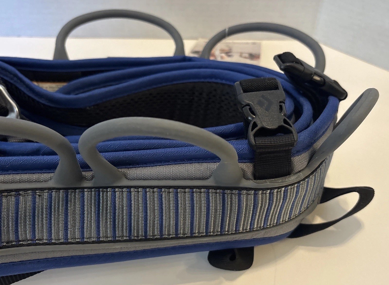 Women's Black Diamond Primrose All Around Climbing Harness Size 12 Blue Gray