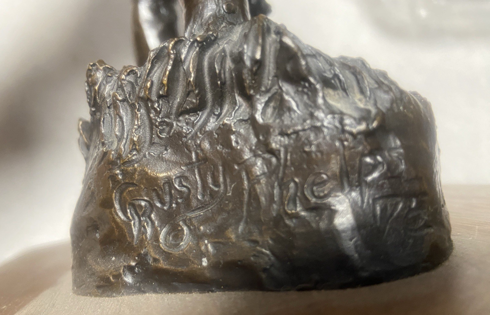 Bronze Minute man Statue Rusty Phelps Signed 21/61