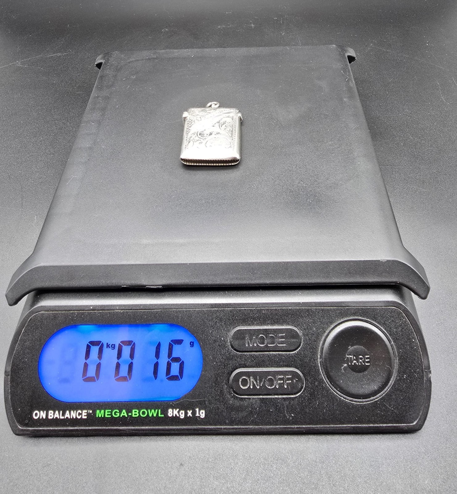 Antique Victorian Sterling Silver Vesta Case/Match Safe UK/Birmingham/1903/A.C