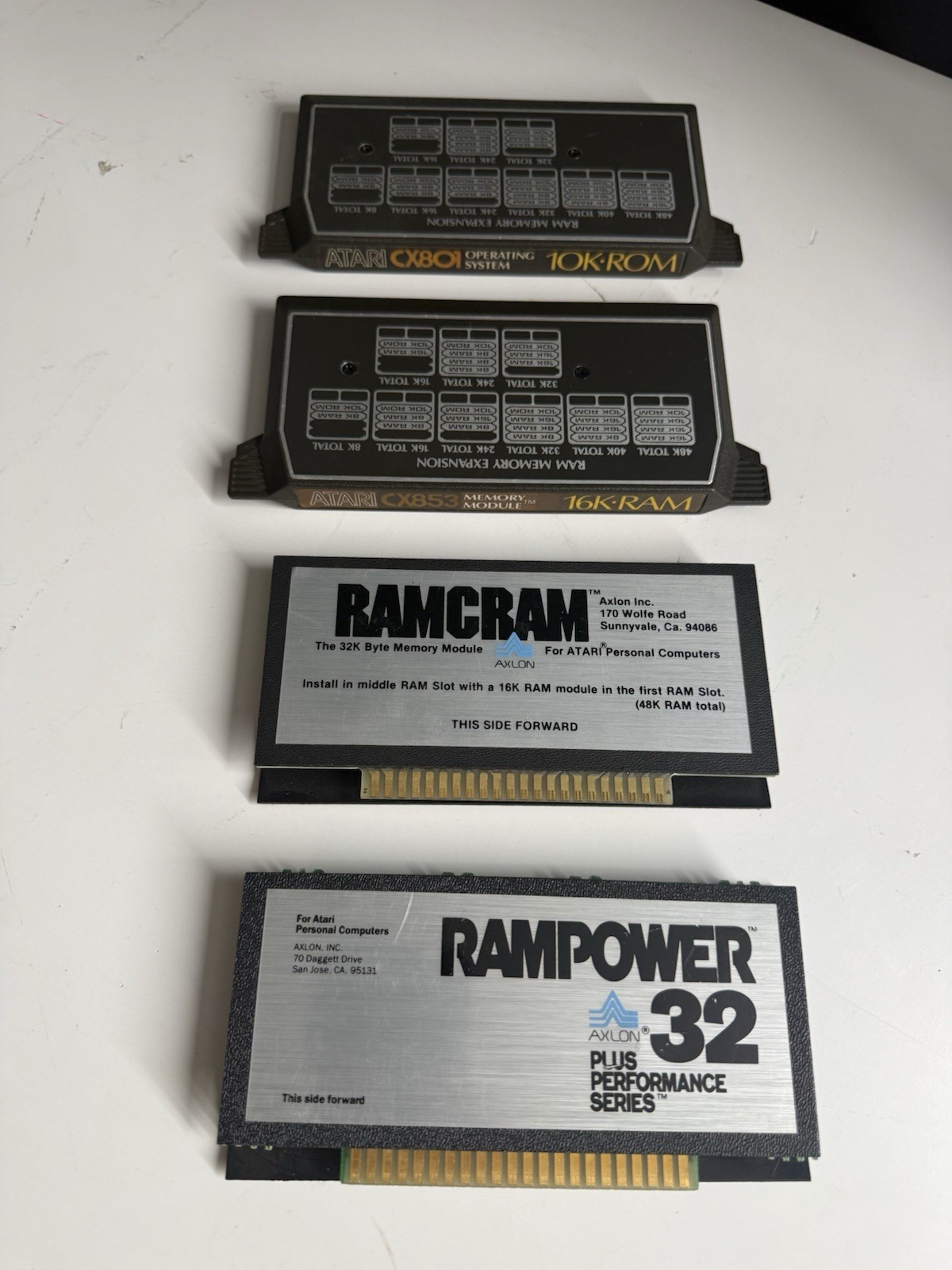 Atari 400 / 800 Memory Module 10k 16K RAM  32k CX853 Cx801 And Rampower