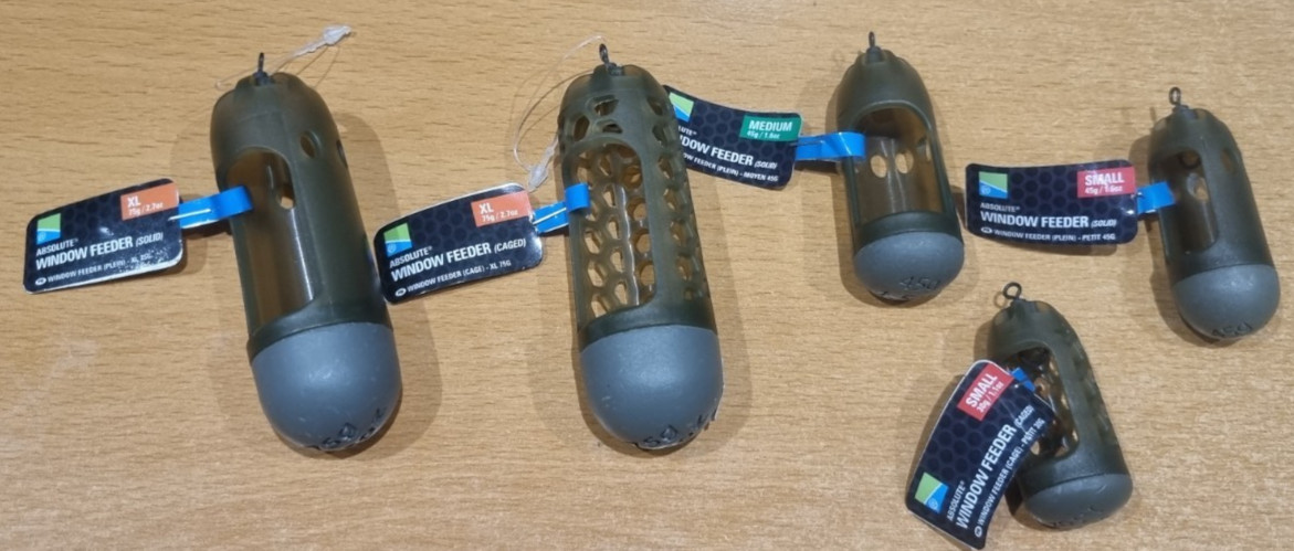 Preston Innovations Mixed Window Feeders Distance Feeders x 5