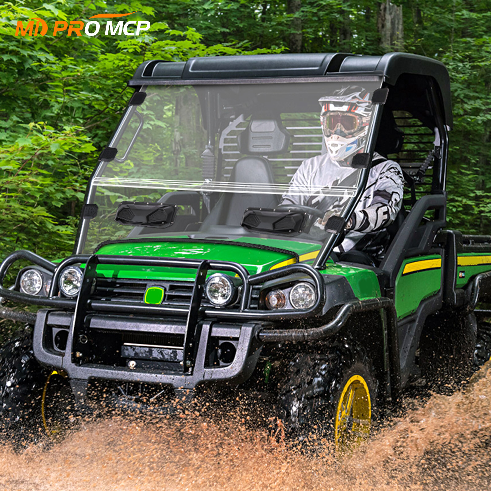 Vented Front Windshield Scratch Proof for John Deere Gator HPX 620i 625i 825i