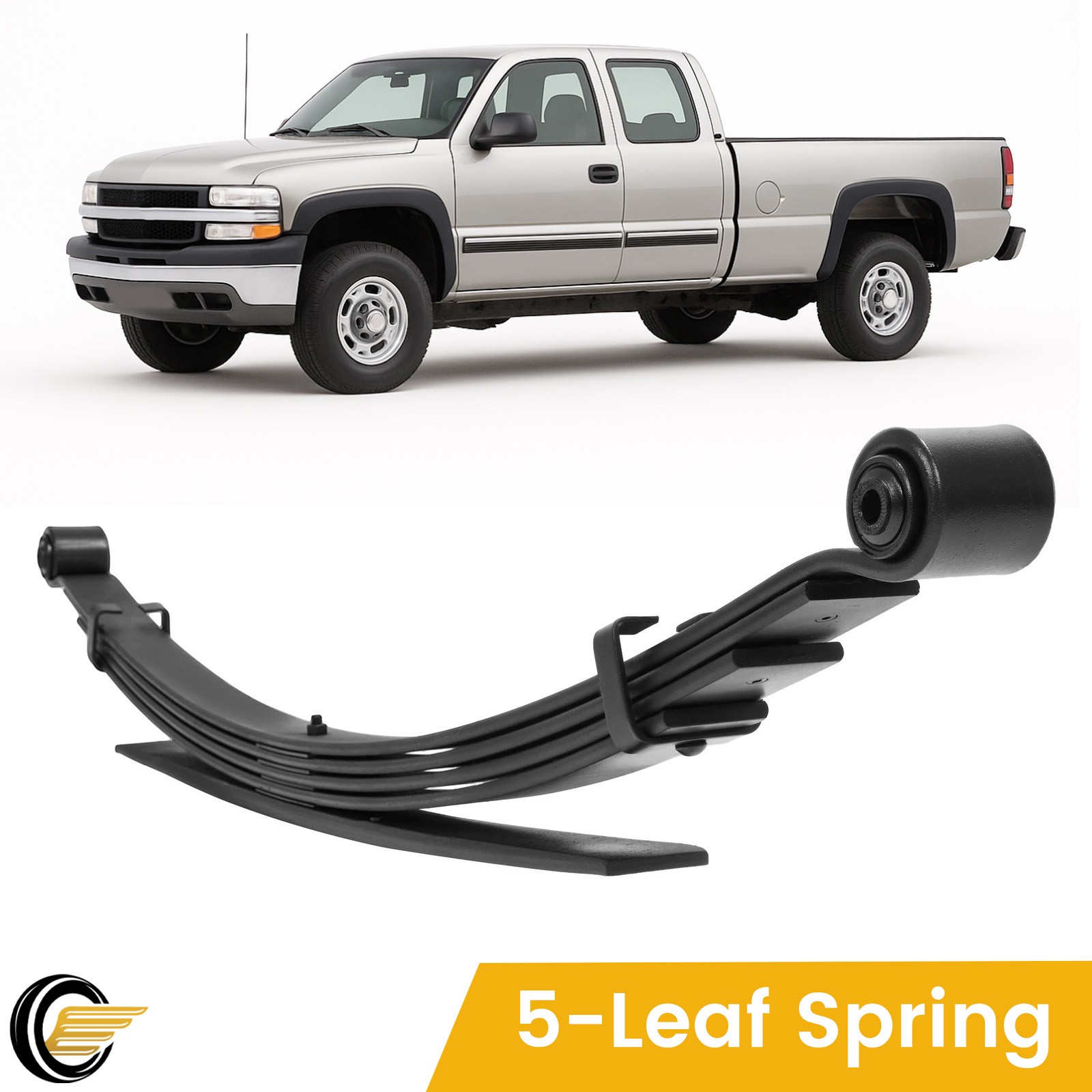 For Chevy Silverado 2500 2001-10 Rear Leaf Spring 2002 2003 2005 2006 2008 2009