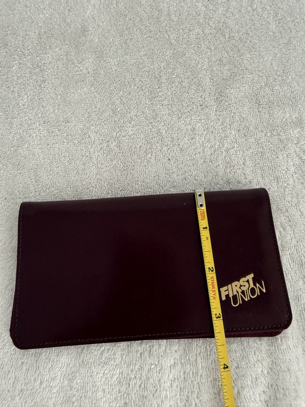 Vintage First Union / Wells Fargo Check Book Cover