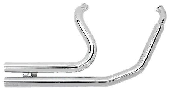 Big Growl 2-1/4" Snub Nose Exhaust for Harley Softail 1986-05 with Heat Shield