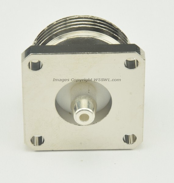 7/16 DIN Connector Female Chassis Mount Solder Cup Post RF Connection - by W5SWL