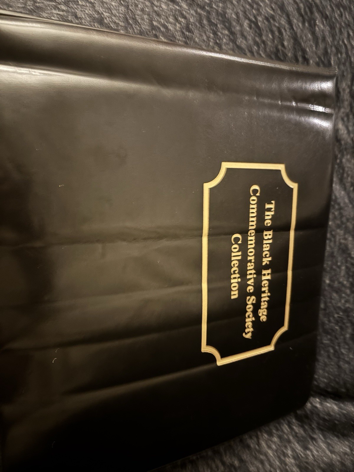 The Black Heritage Commemorative Society Stamp Collection Binder 48 Stamps + COA