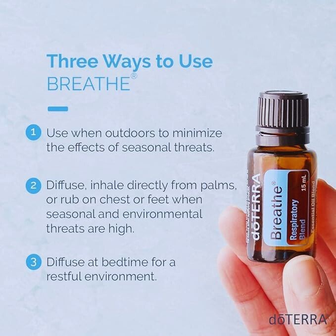 doTERRA Breathe 15ml Essential Oil Expiry Dec 27