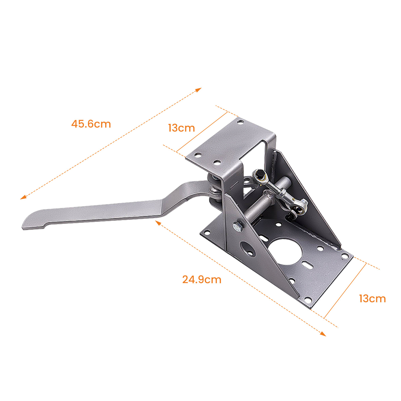 Universal 90 Degree Under Dash Manual Brake Pedal Kit Assembly New