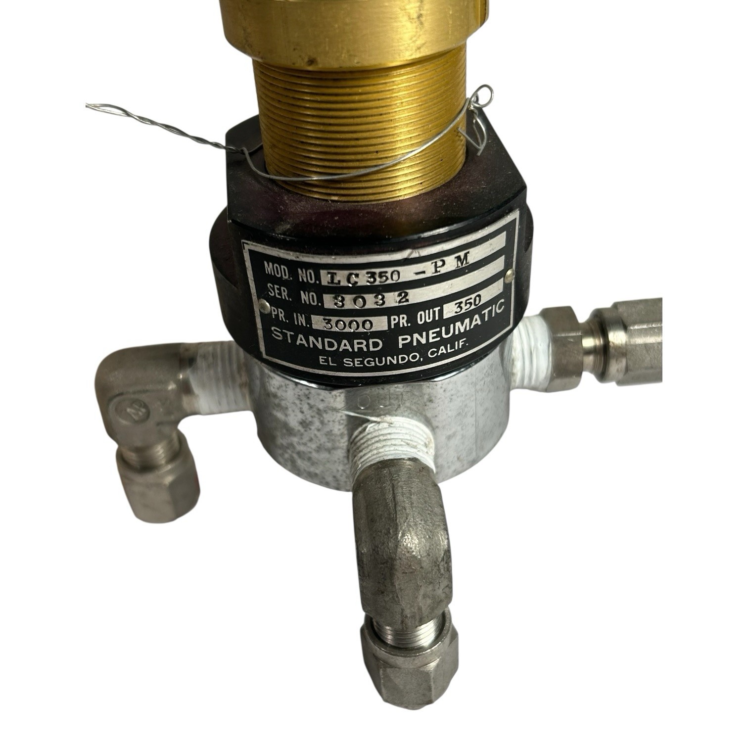 Vintage NASA Authentic Space Shuttle Pneumatic Regulator Standard Pneumatic
