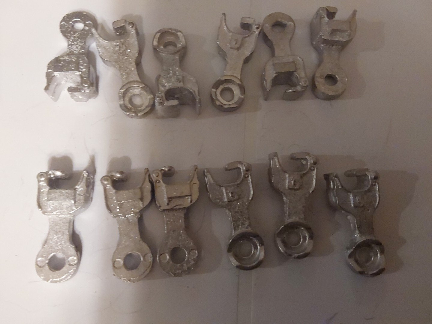 Mth Type Short Coupler For Subway Cars 35 Mm 7 Pc Ea Set