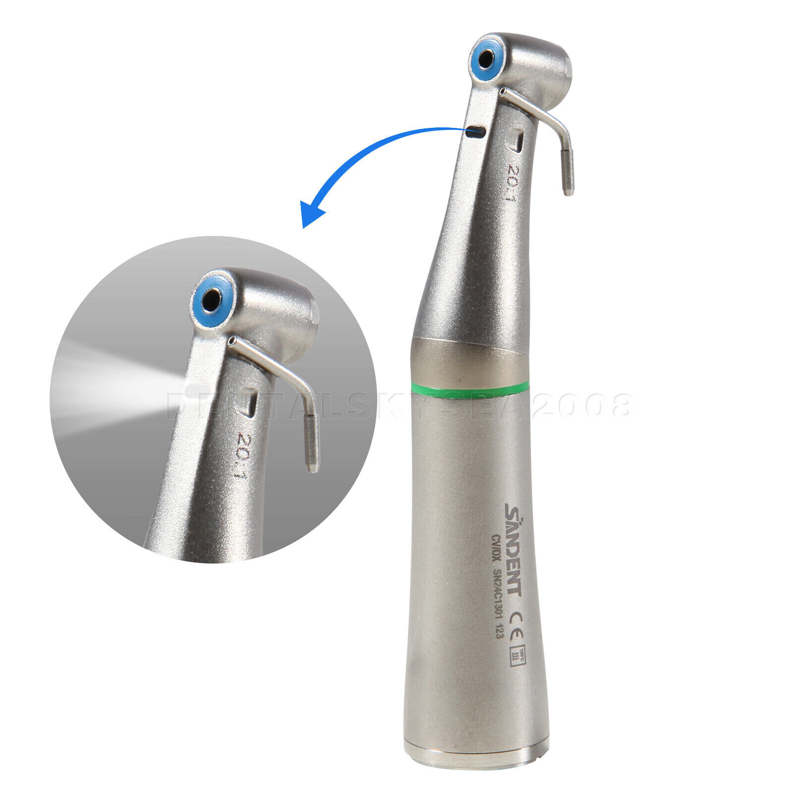 Dental Implant Handpiece 20:1 (LED) Contra Angle Fit NSK Implant Motor