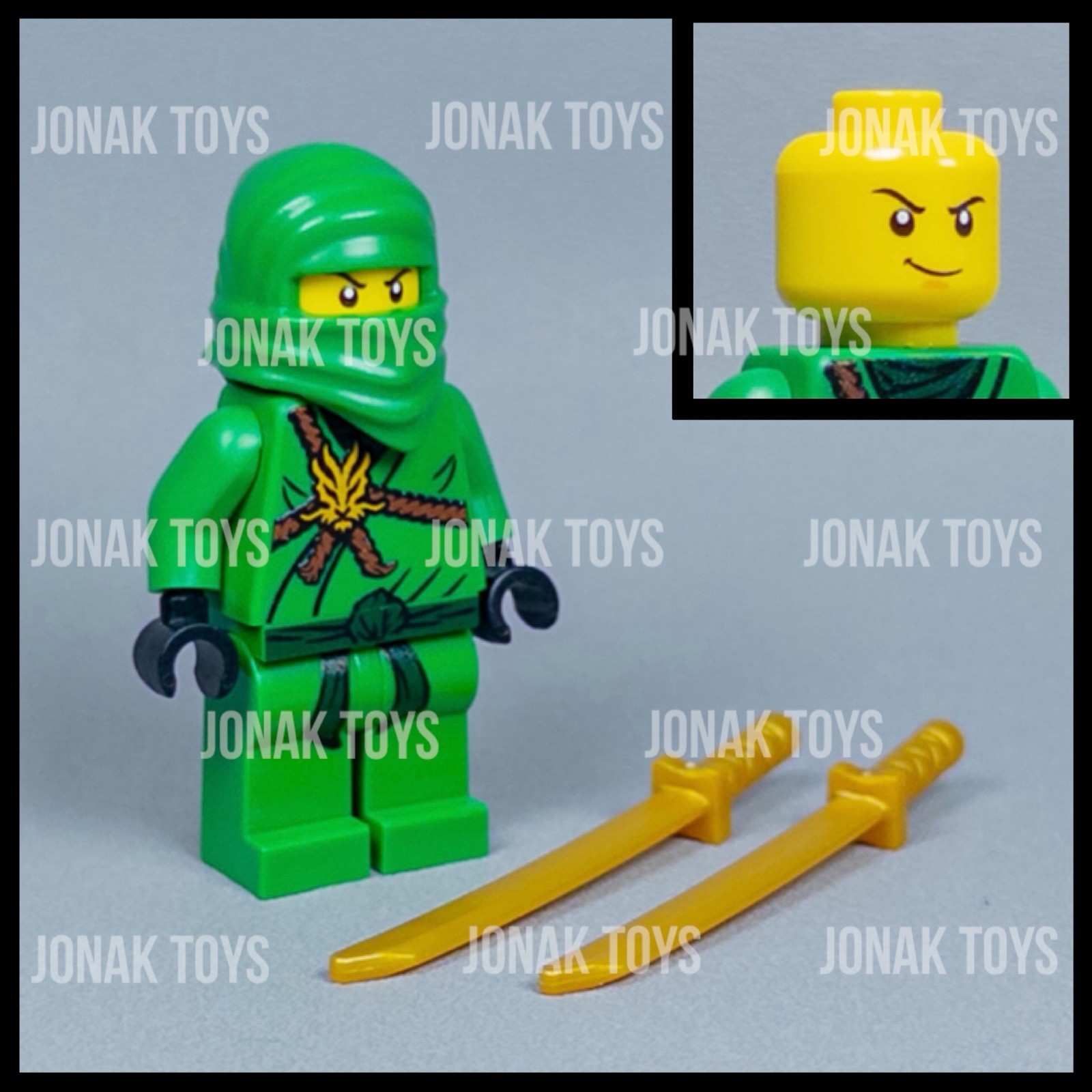 LEGO Ninjago Lloyd Golden Weapons / Honor Robe Custom Minifigure (Pre-Order)