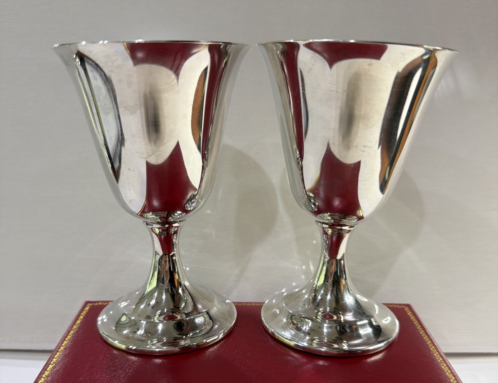 International Lord Saybrook Sterling Silver Cocktail Cup No Mono Goblet Lot Set