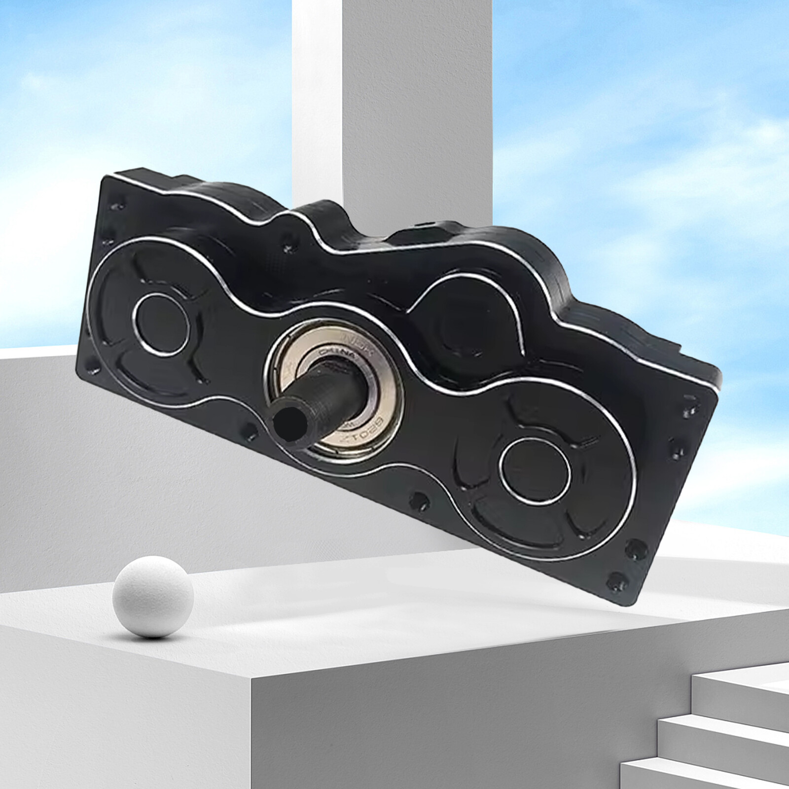 RC Boat Gear Box Forward Reverse Transfer Transmission Gearbox for RC Tug Yachts