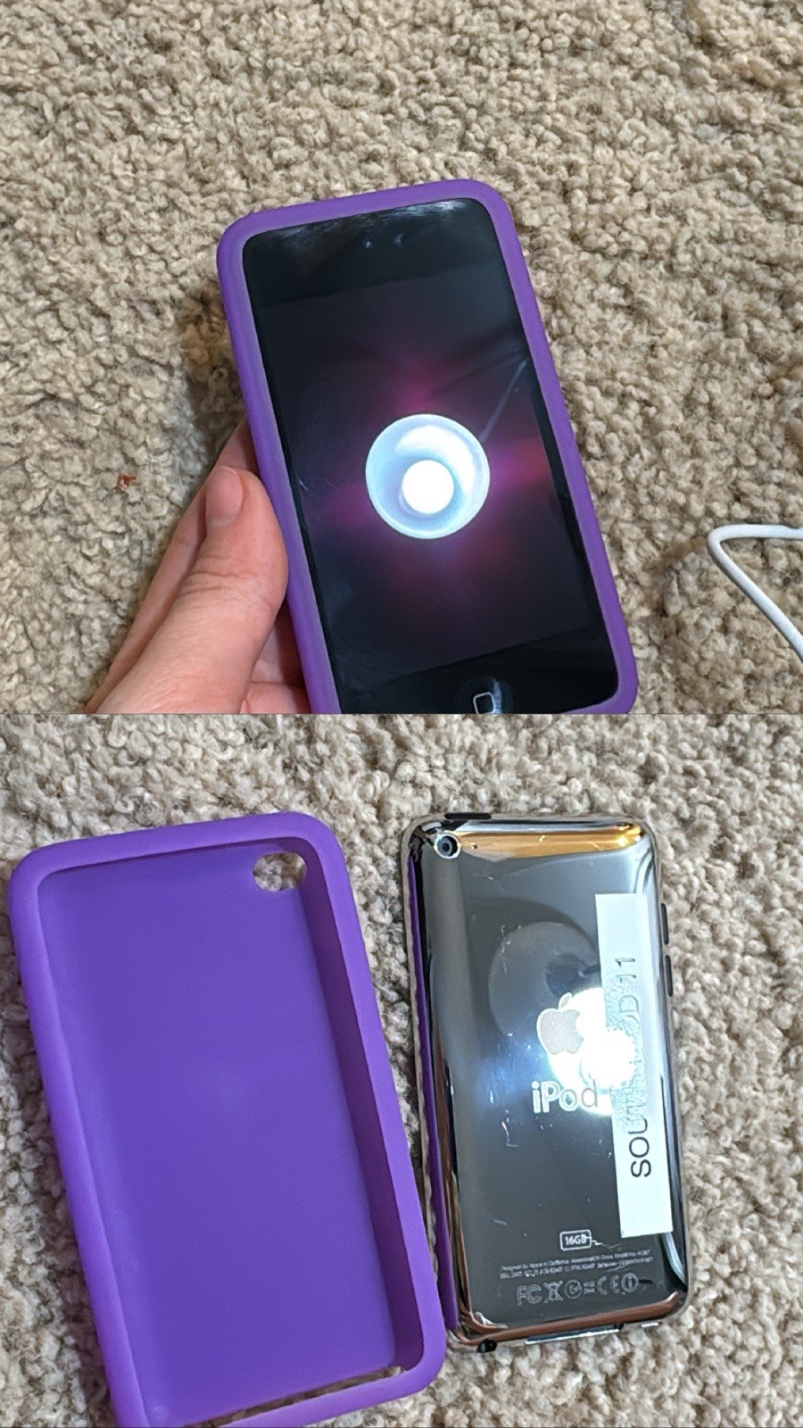 Apple iPod 16GB – Fully Working – Reset – With Case & Charger – Good Condition