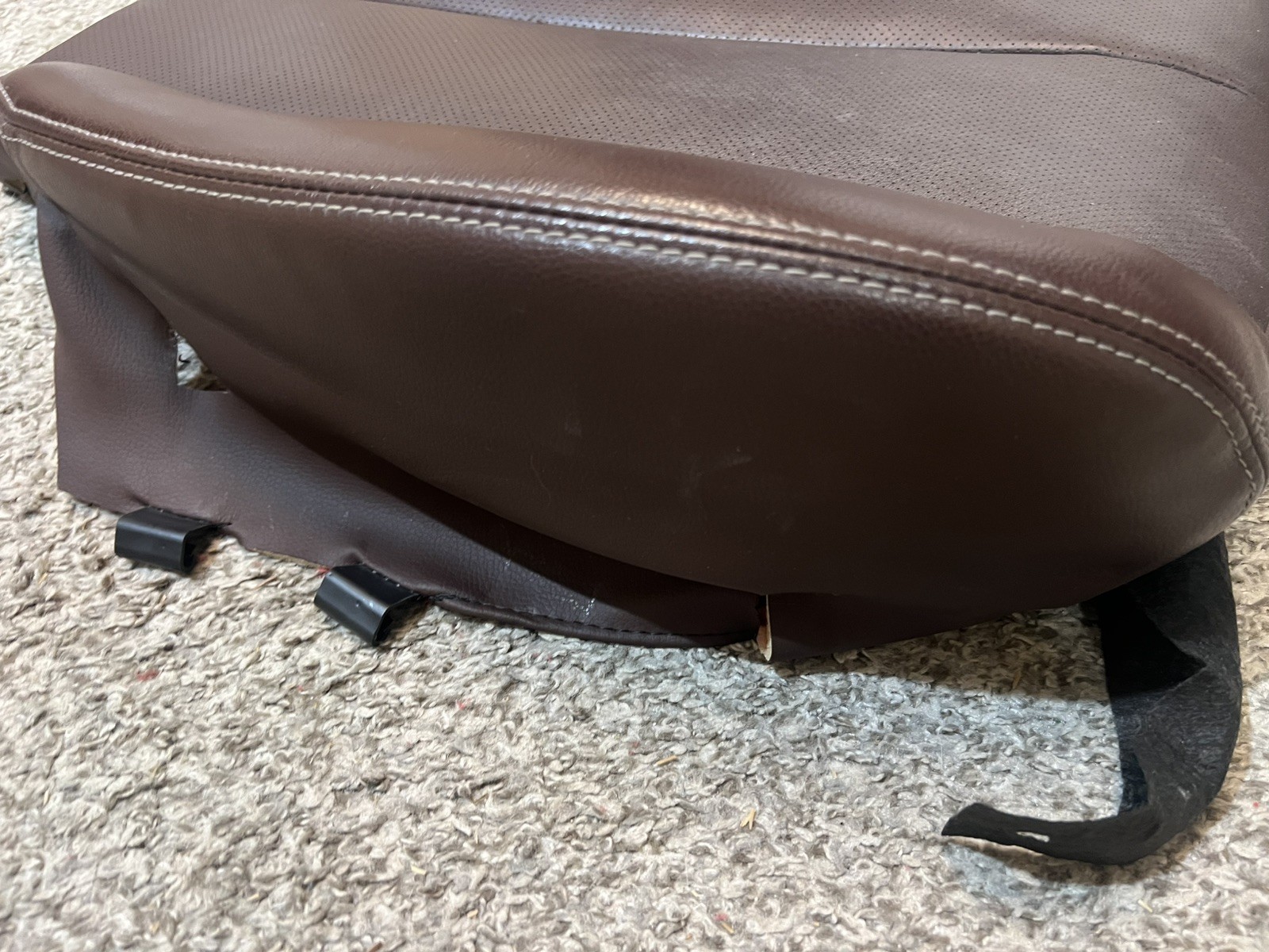 13 - 14 Subaru Outback Passenger RH Saddle Brown Lower Seat Bottom Leather Cover