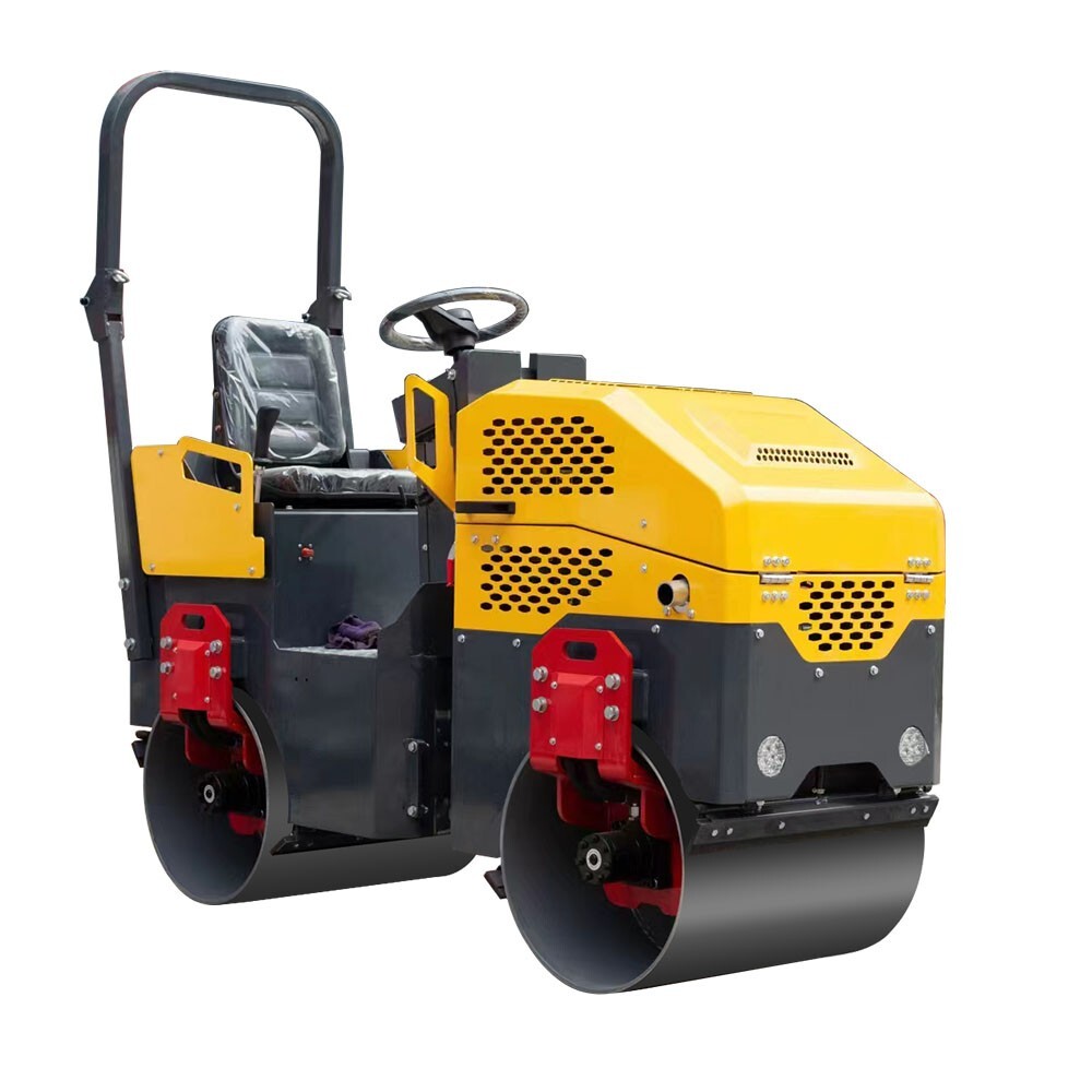 EPA Petrol Engine Road Roller Machine Asphalt Vibratory Roller Ride On Compactor