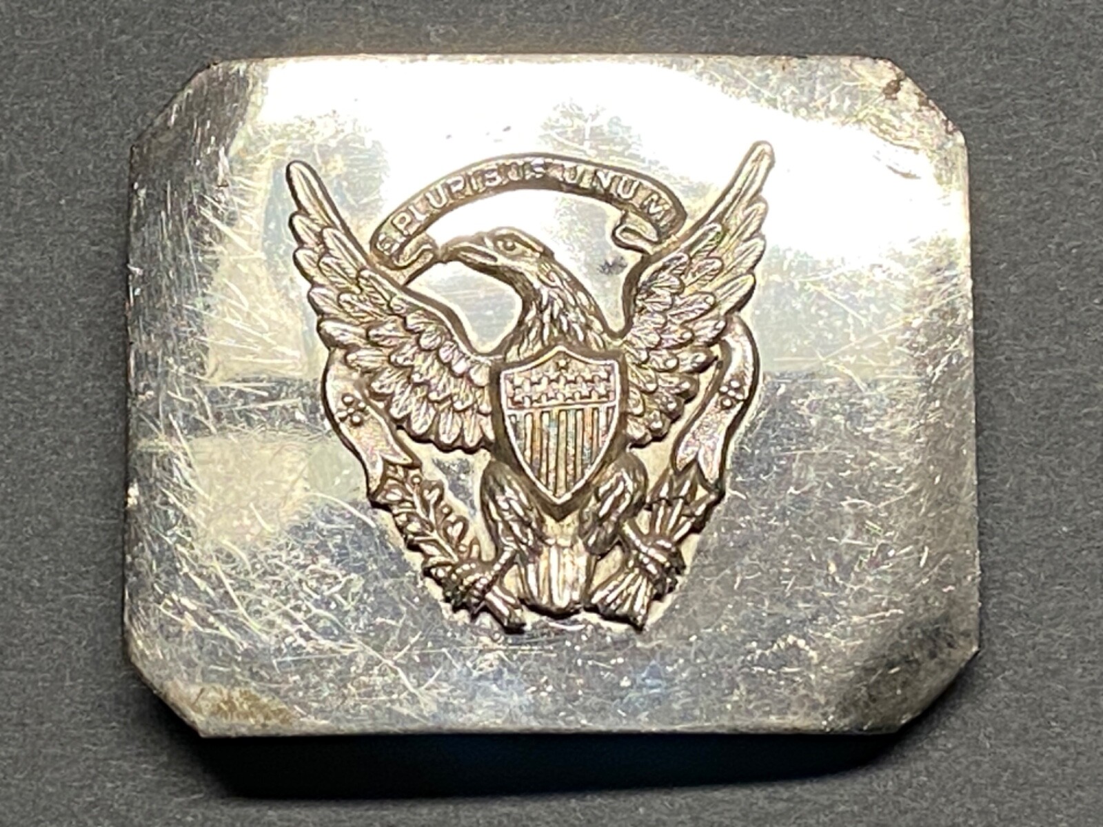 CIVIL WAR, CIRCA 1860, WAIST BELT PLATE, MILITIA OFFICER, VINTAGE