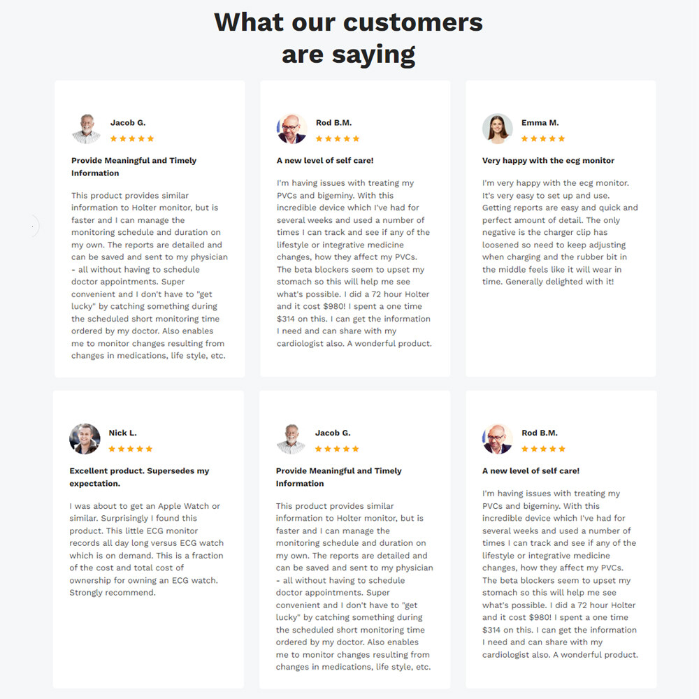 US stock Wellue Portable Dynamic ECG EKG Holter Recorder 24 Hours PC AI analysis