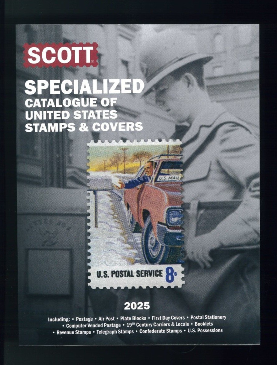 2025 Scott Specialized Catalogue United States Postage Stamp & Covers