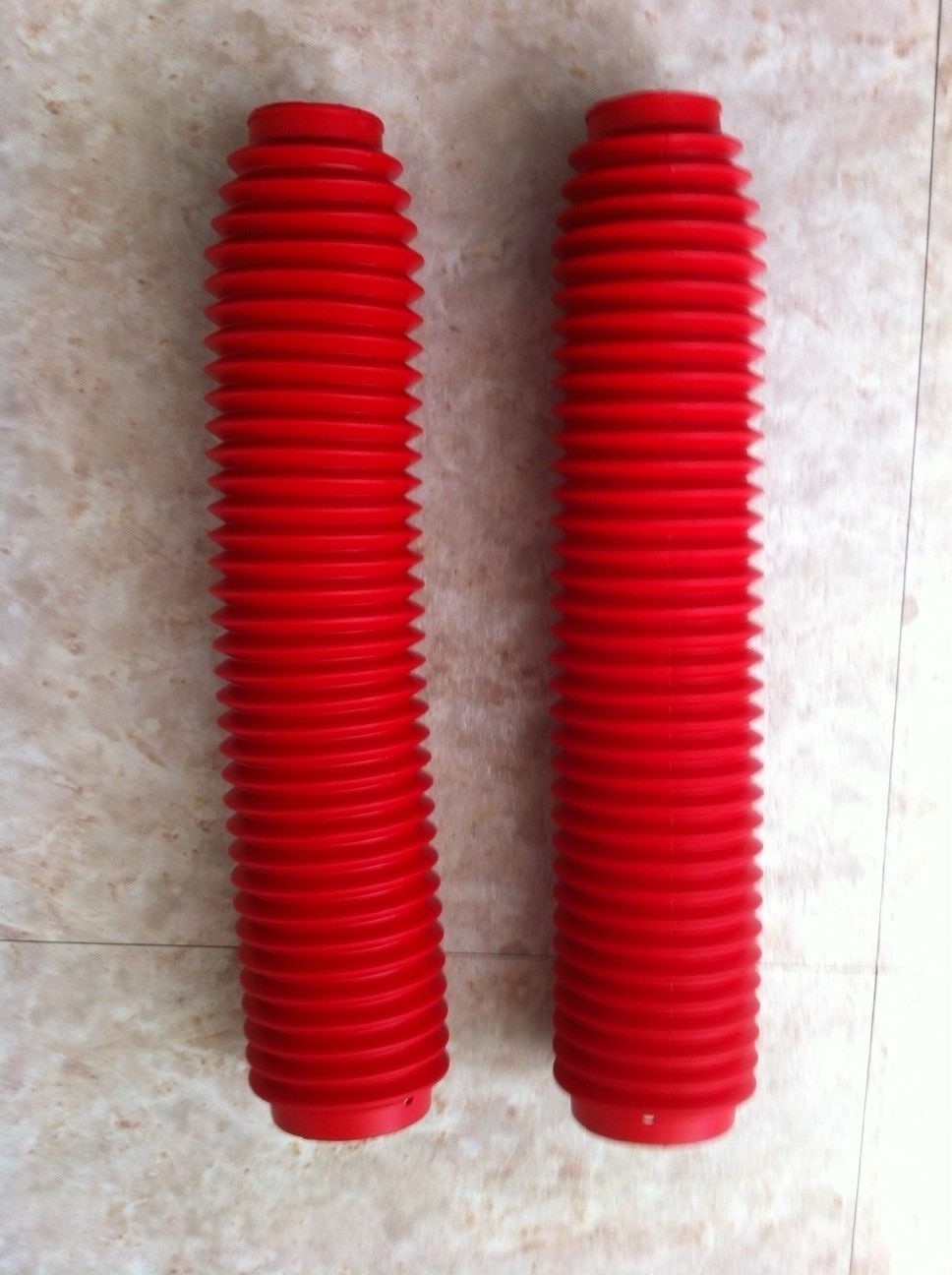 43mm Red Fork boots Fits Honda CR,XR  Kawasaki KDX,KX  Suzuki RM  Yamaha IT,YZ