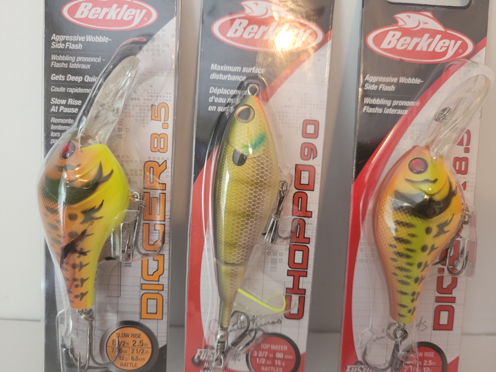 Fishing lures mixed lot of 5