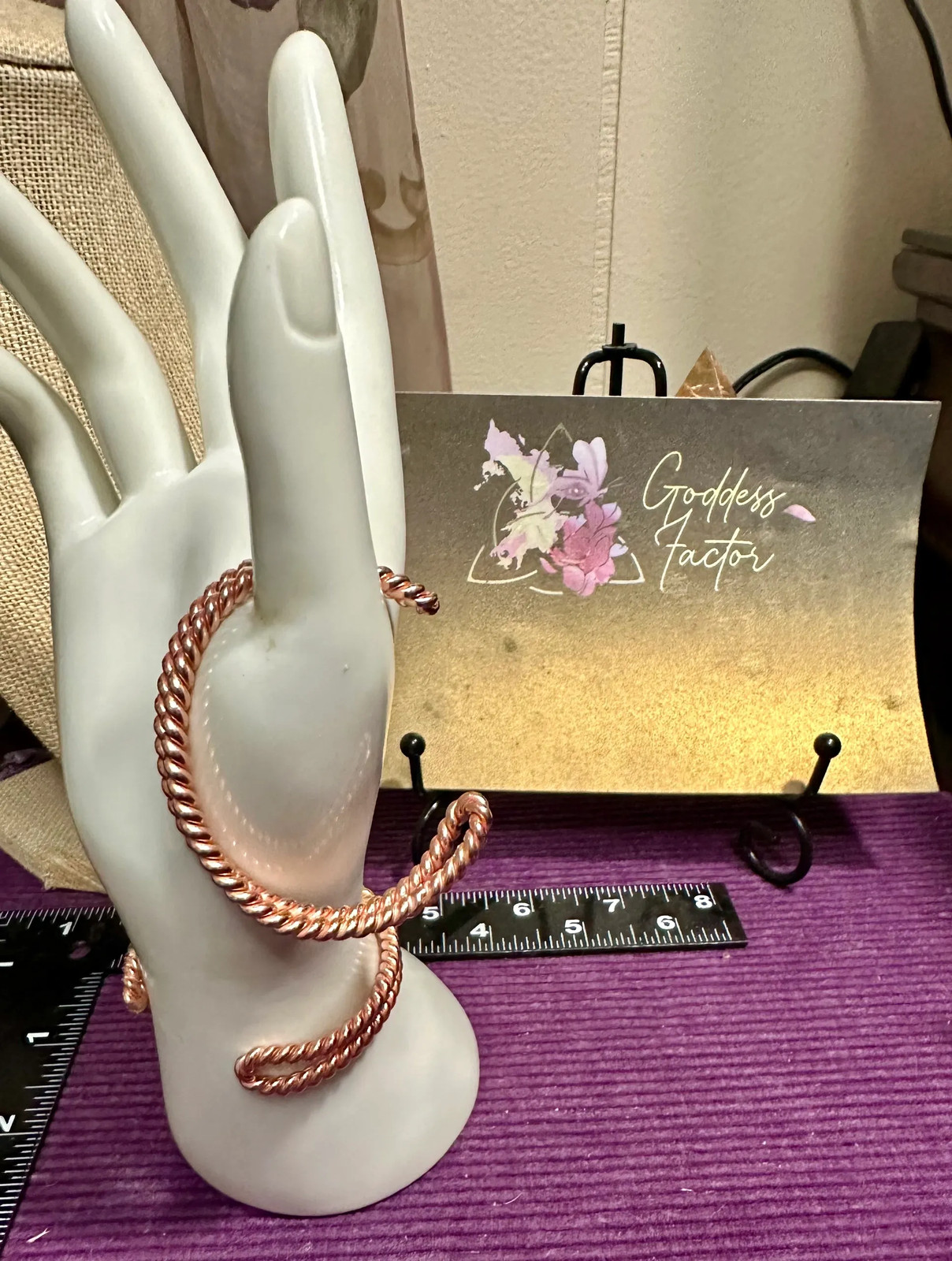 Copper Tensor Ring Cuff Bracelets