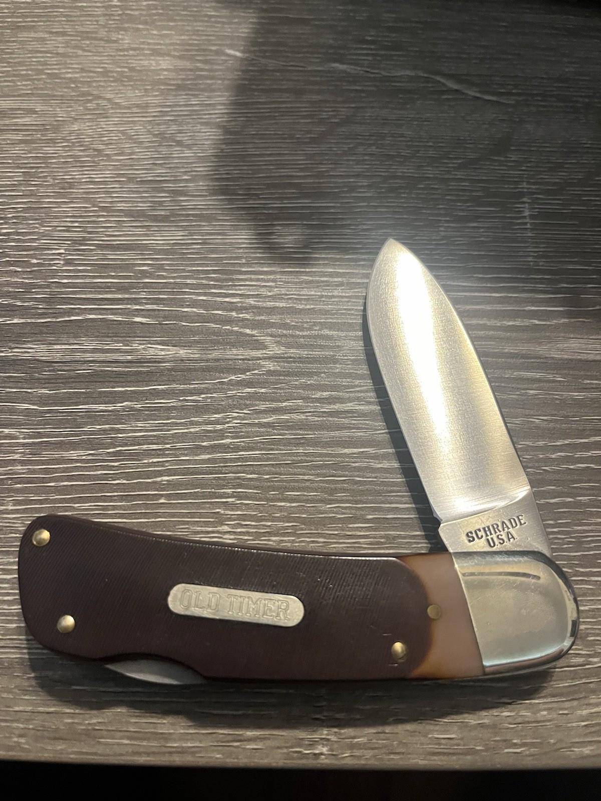 Vintage Rare Schrade Old Timer USA 51OT Large Lockback Knife