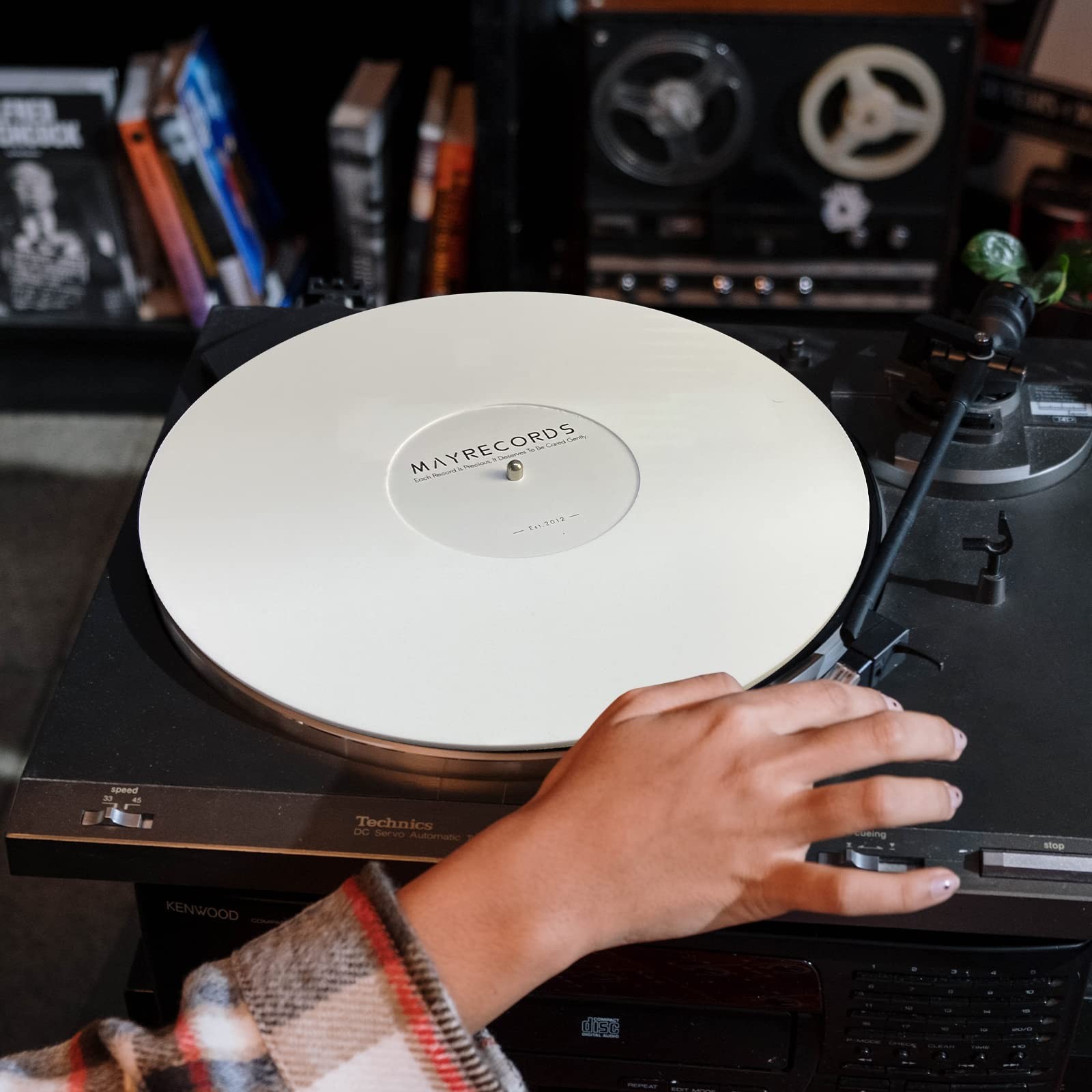 Acrylic Turntable Platter Mat, 12 Inches Acrylic Slipmat for Vinyl LP Record ...