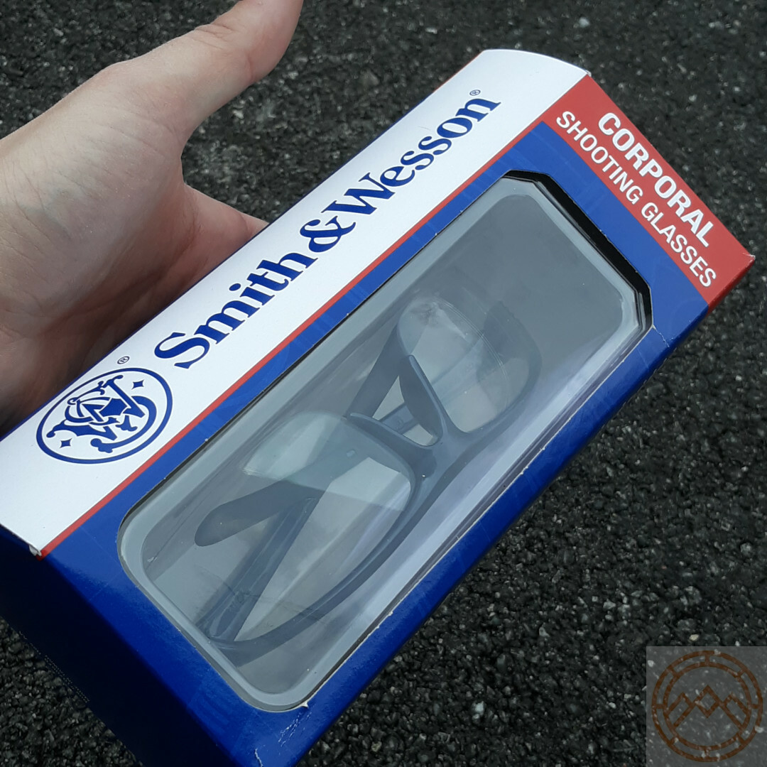 Smith & Wesson Corporal Shooting Glasses Clear Full Periphery Anti-Fog Non-Slip