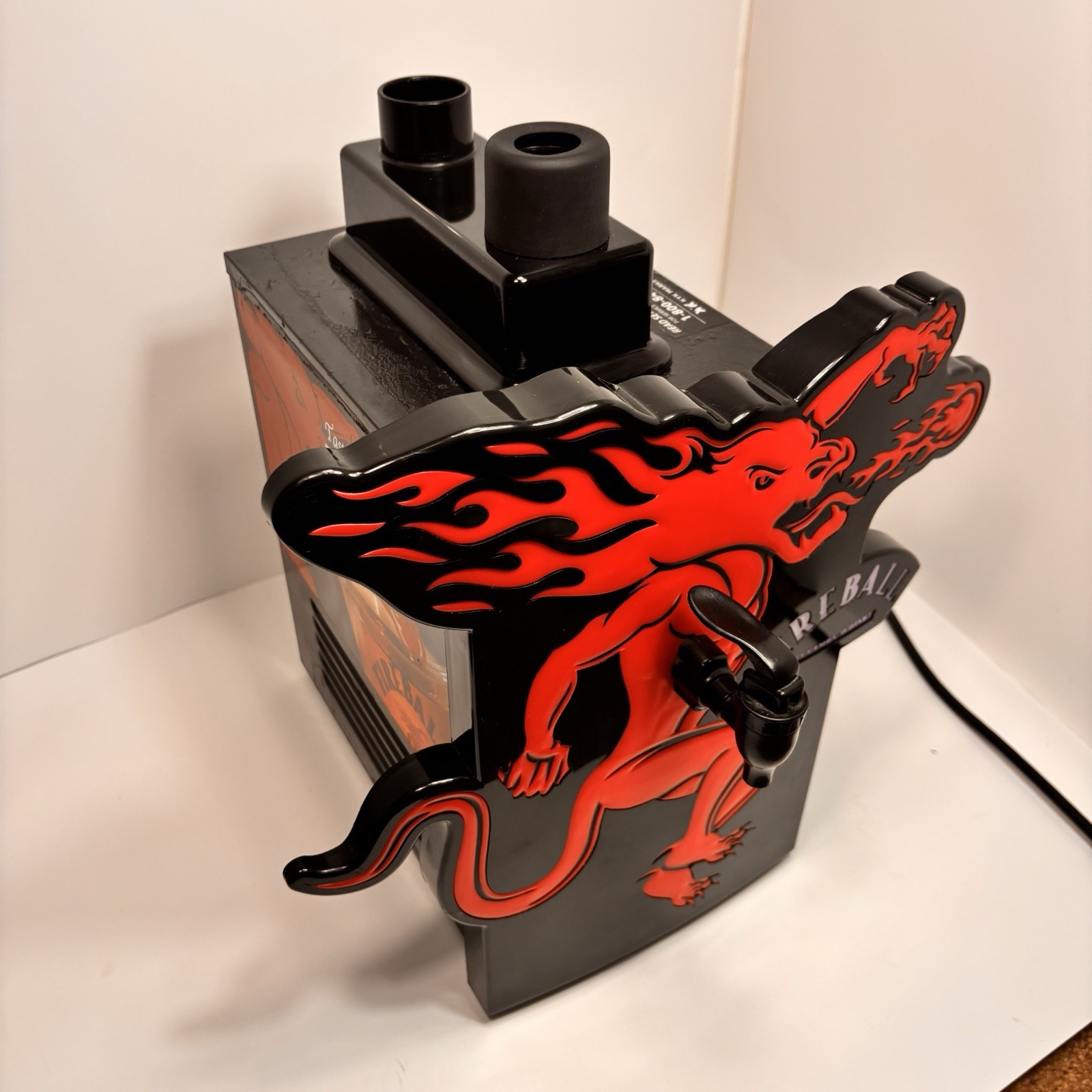 Fireball Whiskey Double Shot Chiller Refrigerated Beverage Dispenser LED Lights