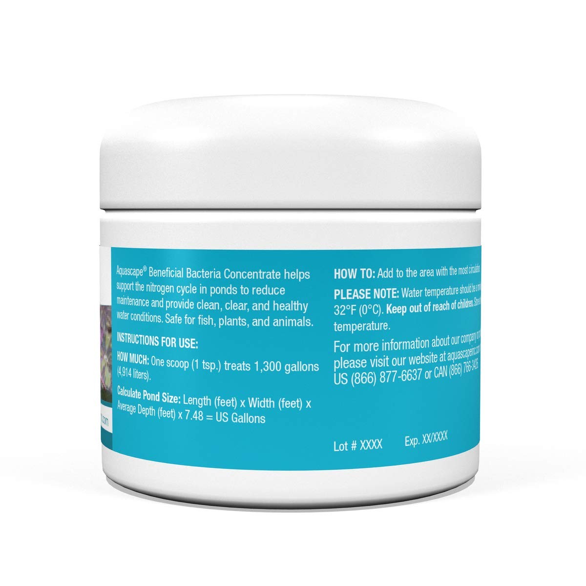 Aquascape Dry Beneficial Bacteria for Pond and Water Features, 4.4-Ounce | 98925