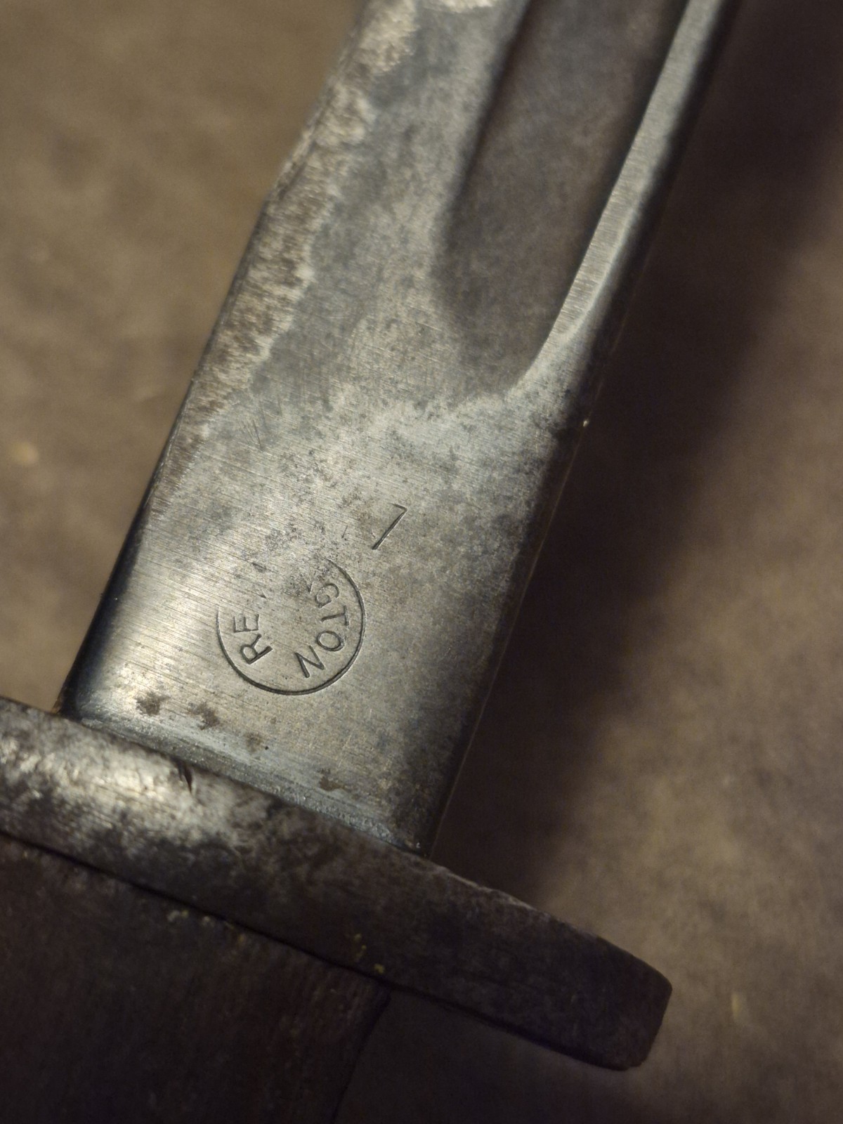 Antique Military Knife Remington 1917 WW1 Era with Leather Sheath Rare Find USA